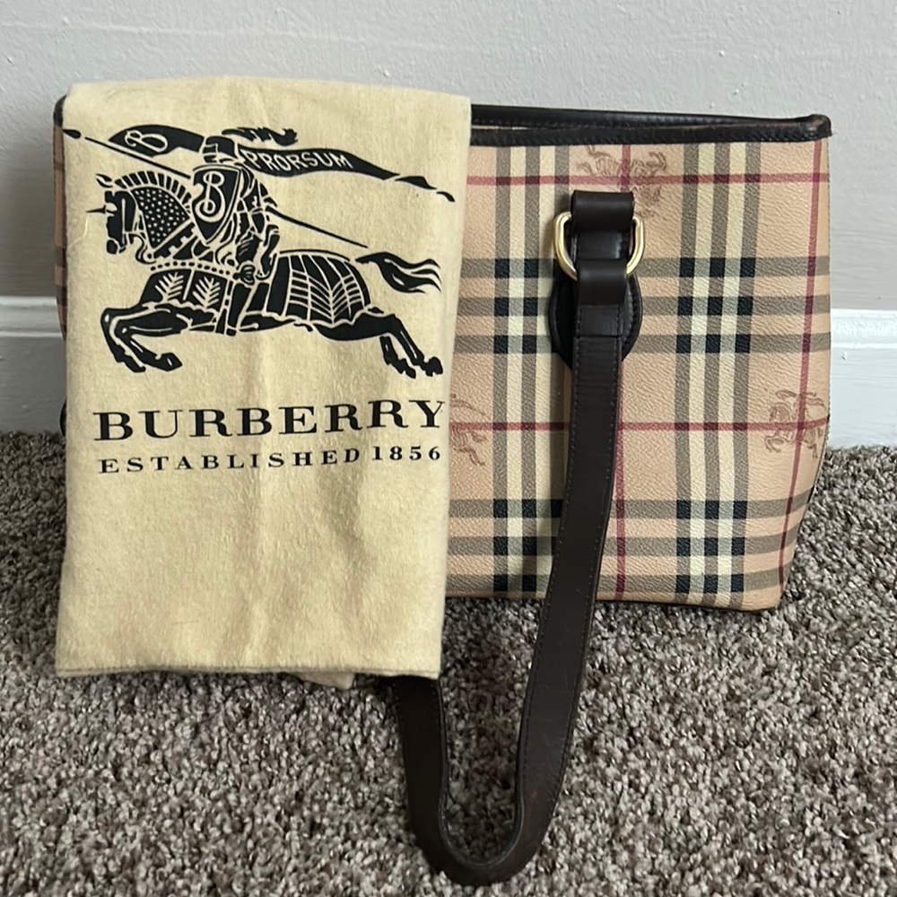 Burberry, purse, vintage